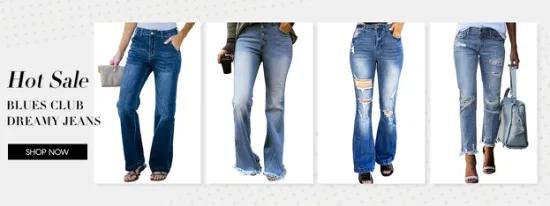 2022 Новые синие рваные женские рваные эластичные женские джинсы с высокой талией