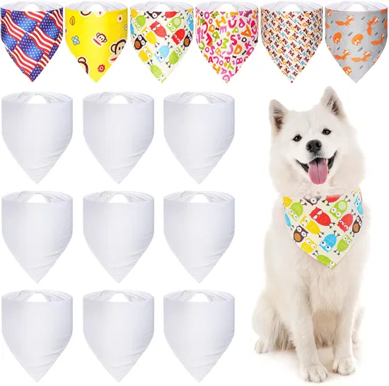 Aibort индивидуальные товары для домашних животных, полотенце для слюны домашних животных с принтом, ошейник для собак, треугольный шарф для кошек, воротник